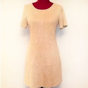 ETHEREAL by Anthropology Faux Suede Dress
